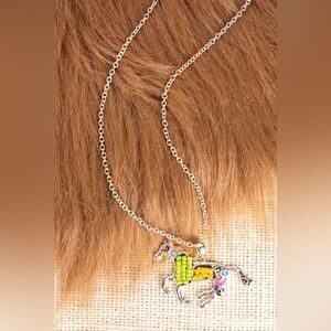 HORSE SEED BEAD NECKLACE